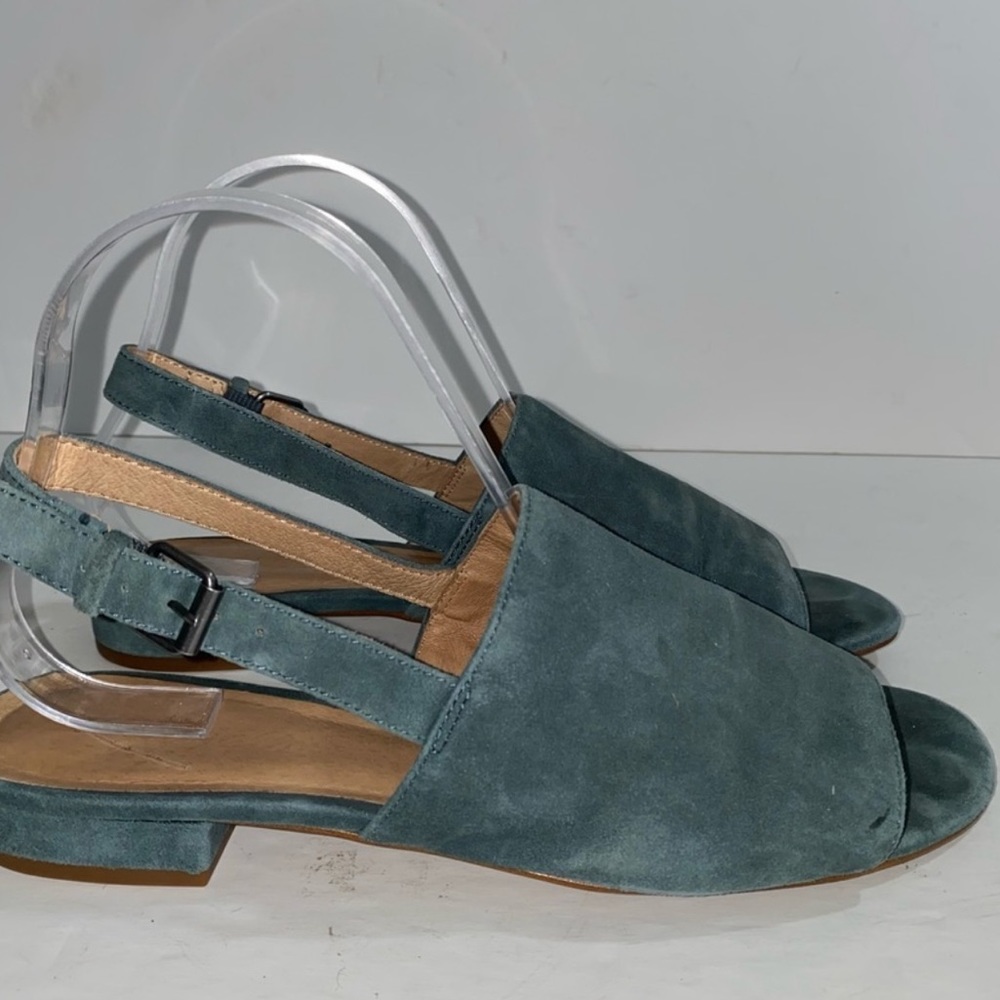Madewell Blue Suede Sandals